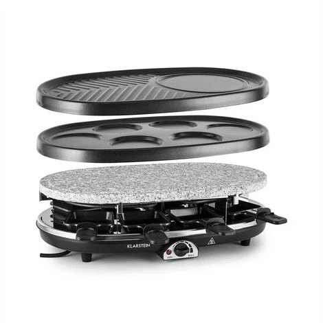 All-U-Can-Grill Raclette 4 En 1 Pancake, Crêpe, Plaque Chauffante 8 Personnes