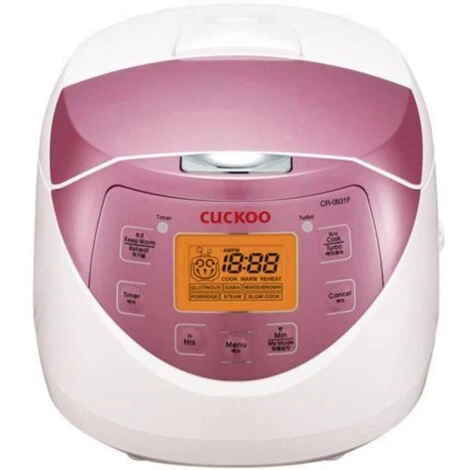 Cuckoo CR-0631F Cuiseur à Riz Blanc, Rose