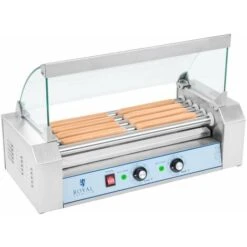 Appareil Machine à Hot Dog Professionnelle Inox 8 Saucisses 1 000 Watts
