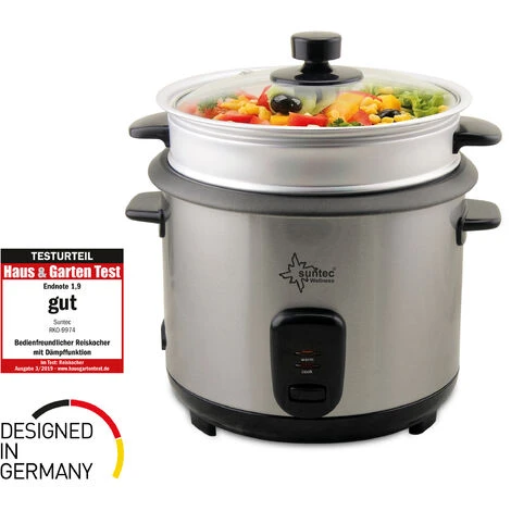 SUNTEC Cuiseur à Riz/ Cuiseur Vapeur RKO-9974 THÙY-DENISE – Image 2