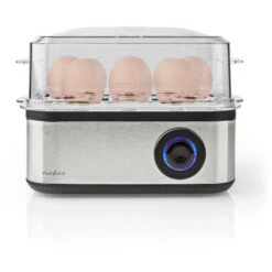 NEDIS Cuiseur à Oeufs 8 Pièces 3 Étages 500 Watts Aluminium/Noir