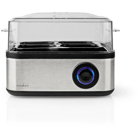 NEDIS Cuiseur à Oeufs 8 Pièces 3 Étages 500 Watts Aluminium/Noir – Image 3