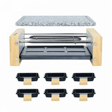 H.KOENIG WOD6 Raclette Et Pierre à Cuire 6 Personnes – Image 4