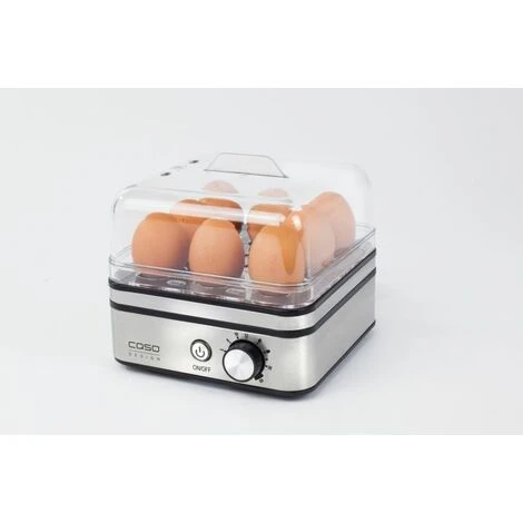 Caso Cuiseur à œufs Et Cuiseur Vapeur Pour 8 œufs Avec Cuiseur Vapeur Silber – Image 5