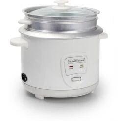 Cuiseur à Riz Royalty Line - Couvercle En Verre De Sécurité Inclus - 1,8L - 700W