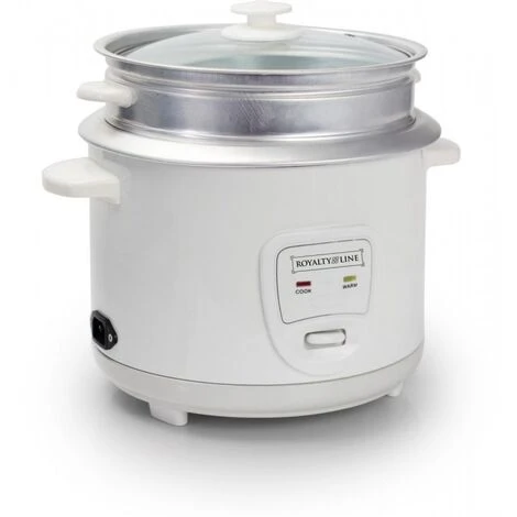 Cuiseur à Riz Royalty Line - Couvercle En Verre De Sécurité Inclus - 1,8L - 700W – Image 2