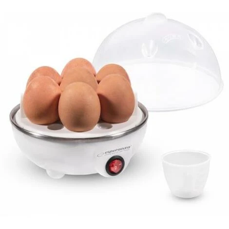 Esperanza Cuit-œufs Pour 1 à 7 œufs Avec Gobelet Doseur, Arrêt Automatique – Image 2