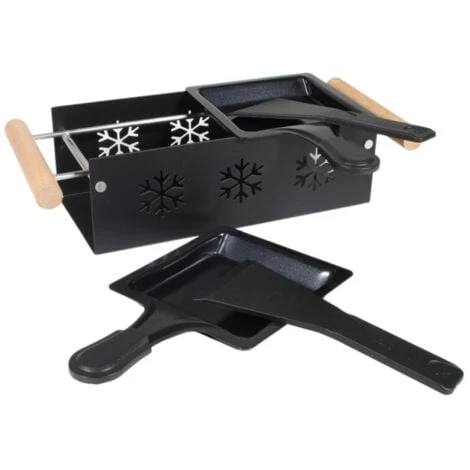 Paris Prix - Appareil à Raclette Duo Bougie 32cm Noir – Image 2