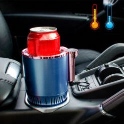Refroidissement Et Chauffage Rapides Montés Sur Véhicule Refroidissement Et Chauffage Intelligents à Double Usage Coupe De Boisson Chaude Pour Véhicule