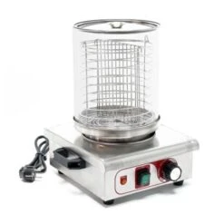 Machine à Hot-dog Chauffe-saucisses 450 Watts Récipient à Vapeur Hot Dog Maker