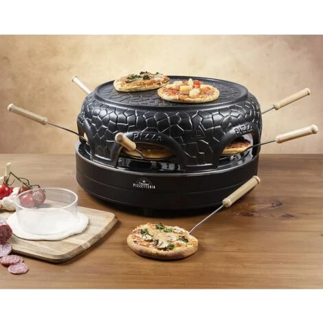 Appareil à Pizza Pour 6 Personnes APD600Z 910 W Noir Bestron – Image 2