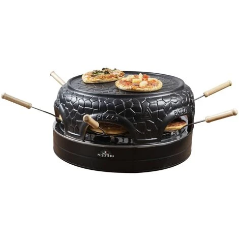 Appareil à Pizza Pour 6 Personnes APD600Z 910 W Noir Bestron – Image 5