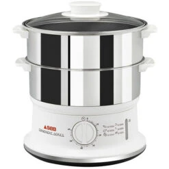 Cuiseur Vapeur 2 Paniers 980w - Seb - Vc145100