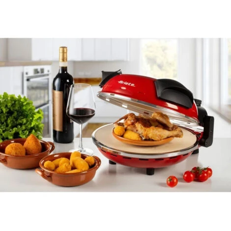 Ariete Four A Pizza Da Gennaro 1200 W Rouge Et Noir – Image 2