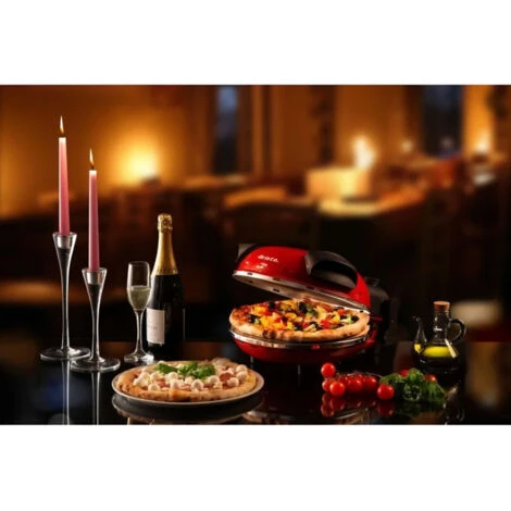 Ariete Four A Pizza Da Gennaro 1200 W Rouge Et Noir – Image 3