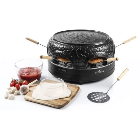 Appareil à Pizza Pour 4 Personnes APD400Z 800 W Noir Bestron – Image 4