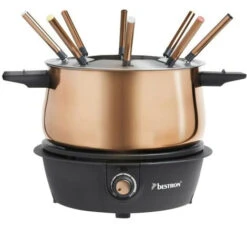 Bestron Ensemble De Fondue AFD850CO 1500 W 1,5 L Cuivre