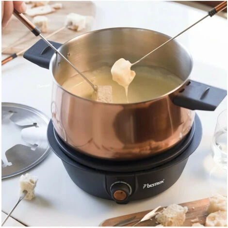 Bestron Ensemble De Fondue AFD850CO 1500 W 1,5 L Cuivre – Image 2