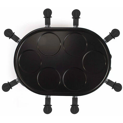 Appareil à Raclette 8 Personnes 1200w Et 6 Mini-crêpes - Domoclip - Doc188 – Image 5