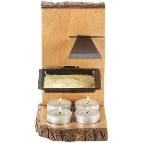 TABLE ET COOK - Raclette Bougies 1 Personne Support Bois – Image 3