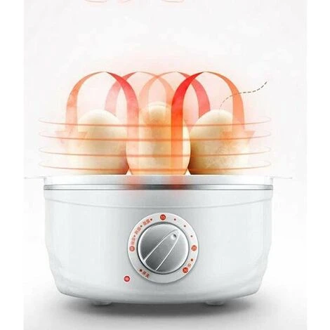 Chaudière à Oeufs à Cuisinière à Vapeur D'oeufs à Vapeur D'oeufs à Vapeur à Vapeur D'oeuf Avec Une Fonction D'arrêt Automatique, Pour Omelettes Pochés De Boulettes Cuits à La Vapeur Maïs, 14 Capa – Image 5