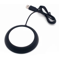 Chauffe-tasse électrique USB, Avec Arrêt Automatique, Pour Café, Cacao, Thé, Lait, Noir Mat