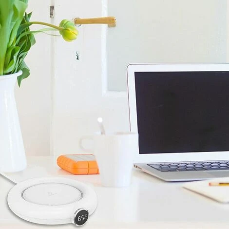 Chauffe-tasse USB Pour Arrêt Automatique De Bureau, Chauffe-tasse à Café, Café, Lait, Thé, Eau, Chauffe-tasse, 3 Températures Réglables, Affichage LED, Chauffage, Sous-verre Pour Bureau à Domicile, Bl – Image 2