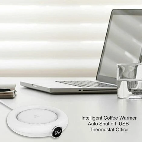 Chauffe-tasse USB Pour Arrêt Automatique De Bureau, Chauffe-tasse à Café, Café, Lait, Thé, Eau, Chauffe-tasse, 3 Températures Réglables, Affichage LED, Chauffage, Sous-verre Pour Bureau à Domicile, Bl – Image 3