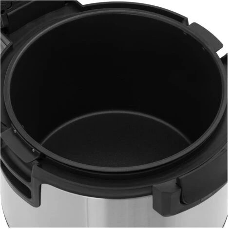 Chauffe Riz Riz Chauffé Inox 2 Températures 110 W 26 L + Cuillère à Riz – Image 3