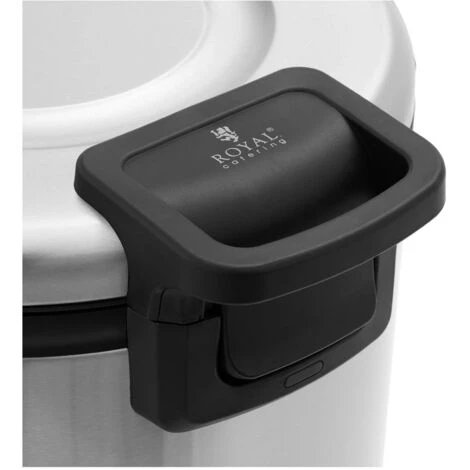 Chauffe Riz Riz Chauffé Inox 2 Températures 110 W 19 L + Cuillère à Riz – Image 2