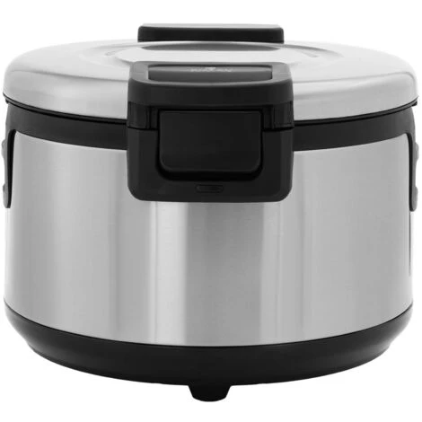 Chauffe Riz Riz Chauffé Inox 2 Températures 110 W 19 L + Cuillère à Riz – Image 5