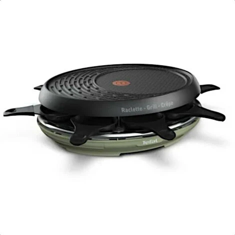 Appareil à Raclette 8 Personnes 1050w + Grill + Crêpe - Tefal - Re310010
