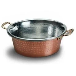 Cuiseur à Riz Cuivre Chef 2 Poignées Cm 30 Lar