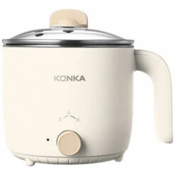 Marmite électrique Multifonctionnelle Dortoir étudiant Plug-in Petite Marmite Mini Tout-en-un Ménage Petite Cuisinière électrique