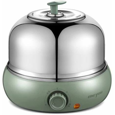 Cuiseur à Oeufs, Cuiseur à Oeufs électrique, 9 Oeufs, Acier Inoxydable Avec Arrêt Automatique,vert