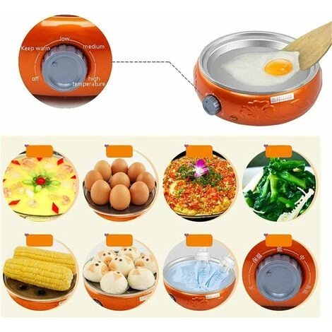 Cuiseur à Oeufs, Cuiseur à Oeufs électrique, 9 Oeufs, Acier Inoxydable Avec Arrêt Automatique,vert – Image 2