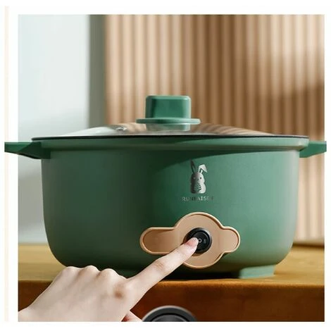 Marmite électrique Multifonctionnelle En Acier Inoxydable Marmite électrique Multifonctionnelle Marmite électrique Multifonctionnelle,vert – Image 4