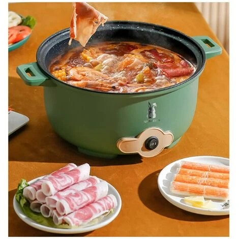 Marmite électrique Multifonctionnelle En Acier Inoxydable Marmite électrique Multifonctionnelle Marmite électrique Multifonctionnelle,vert – Image 5