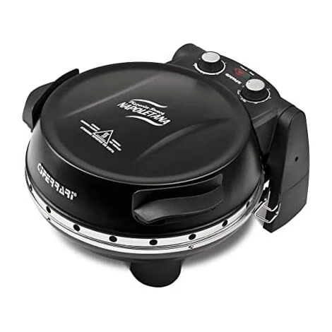 G3 Ferrari G10032 - Double Pierre Réfractaire, Pizza Express Delizia, Four à Pizza, 1200W, 2 Plats En Pierre Réfractaire, Noir – Image 5