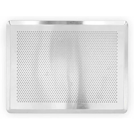 GP Moule De Cuisson Carré En Aluminium Perforé De 11 Pouces, Moule De Cuisson Carré Ménager En Aluminium Avec Trous, 2 Morceaux De Moule De Cuisson, Argent, Moule De Cuisson – Image 2