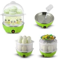 Cuire Les œufs à Vapeur Légumineuses électriques Kettle 350W Cuociuova 7 œufs TX-9596