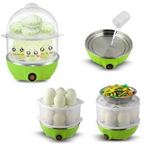 Cuire Les œufs à Vapeur Légumineuses électriques Kettle 350W Cuociuova 7 œufs TX-9596