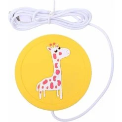 Chauffe Tasse 1pcs Chauffe-tasse Tapis Dessous De Verre Pour Boissons, Dessin Animé Silicone USB Chauffe-tasse Dessous De Verre Tasse à Café Coussin Chauffant électrique Dessous De Verre Chauffe-boiss