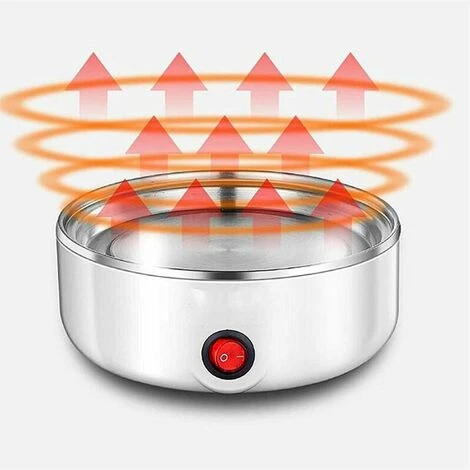 Cuiseur à œufs 2 En 1 Cuiseur à Vapeur Pour œufs Mini Chaudière Cuiseur à œufs 2/3 Couches Cuiseur Vapeur électrique Multifonction Spot Jusqu'à 7 œufs Prévenir La Maison – Image 5