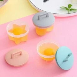 Lot De 4 Moules à œufs Cuits à La Vapeur En Silicone De Qualité Alimentaire Pour Bébé