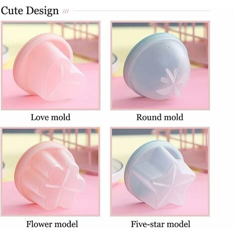 Lot De 4 Moules à œufs Cuits à La Vapeur En Silicone De Qualité Alimentaire Pour Bébé – Image 2