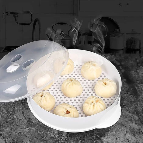 Cuiseur à Vapeur Pour Micro-ondes, Marmite à Vapeur Pour Micro-ondes De Cuisine, Ustensiles De Cuisine à La Vapeur, Cuisson Saine Rapide Et Rapide – Image 4